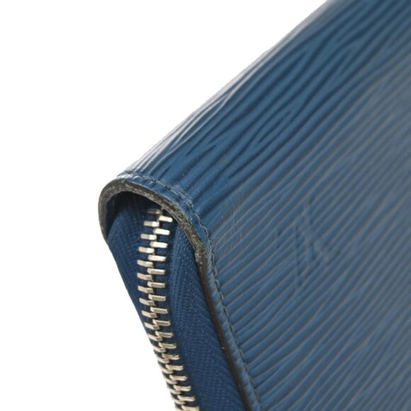 LOUIS VUITTON LV Zippy Organizer Long Wallet Epi Leather Blue SHW M60619 35KB376 - Picture 13 of 14